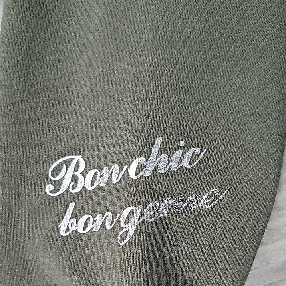 BCBG Olive Studded Logo Sweatshirt - Picture 3 of 5
